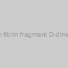 Human fibrin fragment D-dimer Mab